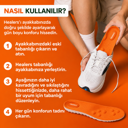 Healers Masaj Etkili Ortopedik Tabanlık
